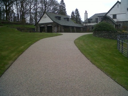 concrete driveway